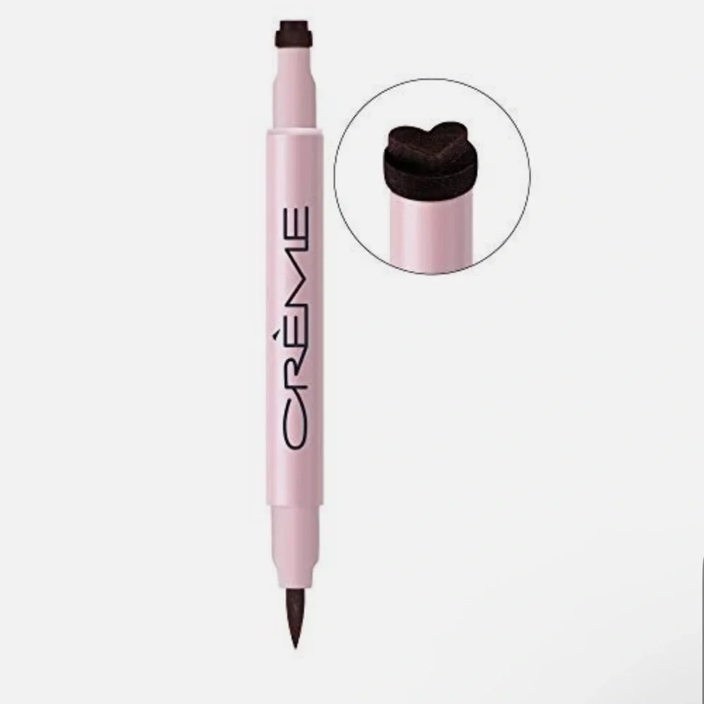 The Creme Shop Freckle Stamp Deep Brown Dual-Ended Pen and Stamp NEW